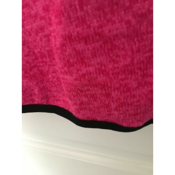 Danskin Now Women's Active Sweater Hoodie w/ Thumb Holes Size M 8-10 Pink Black - Picture 9 of 10